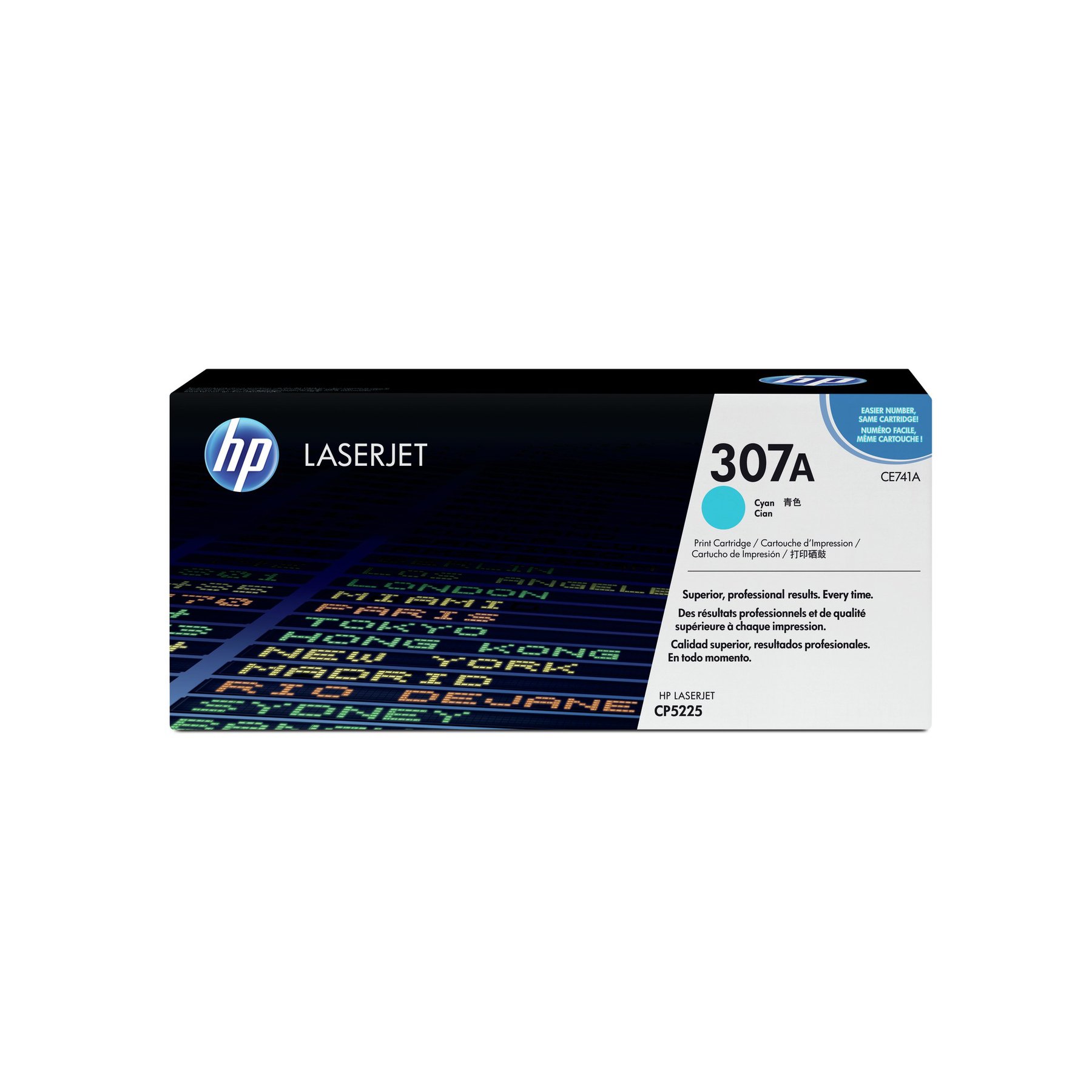 HP Toner CE741A, CP5225, 7300 pages/5%, Cyan