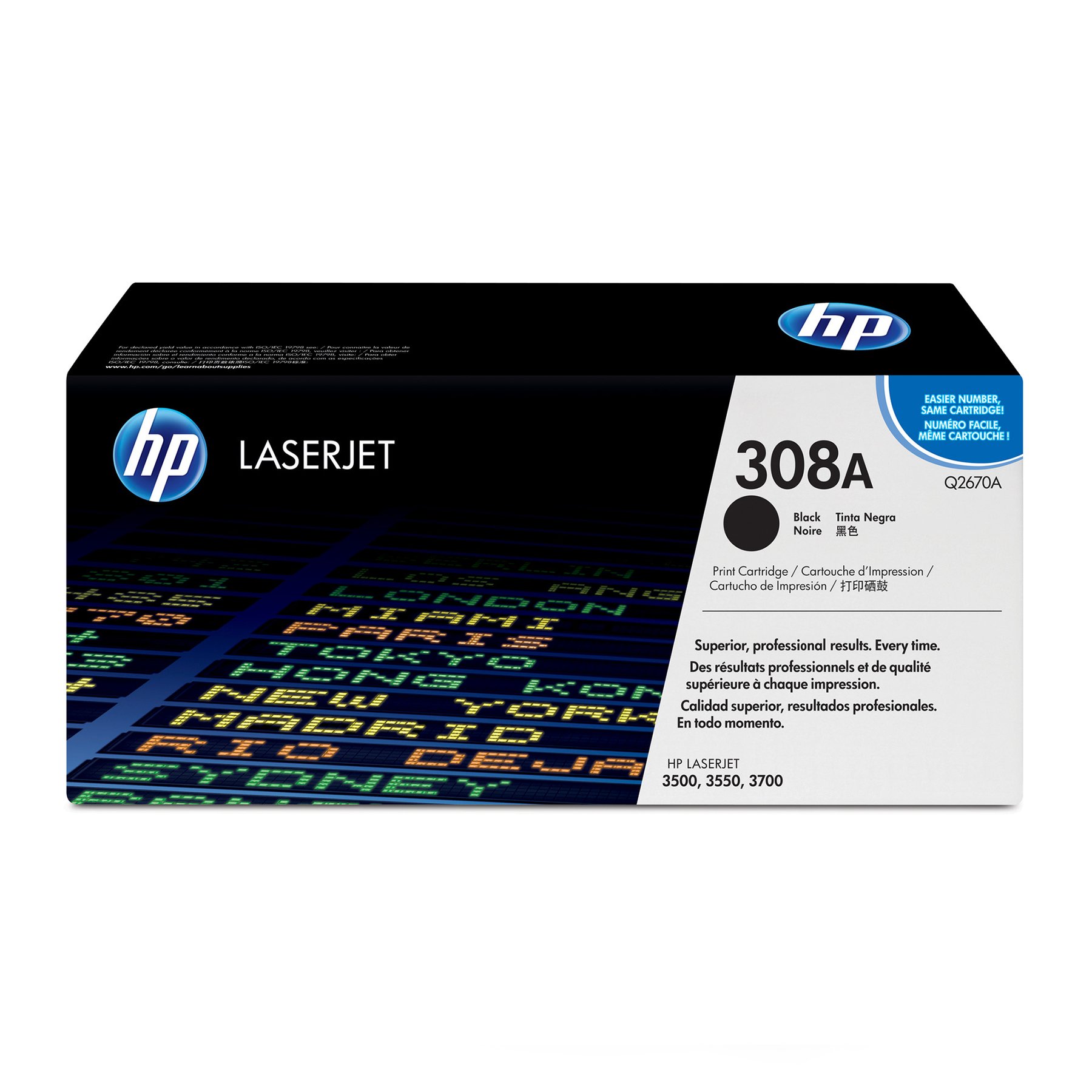 HP Toner Q2670A, 308A, LJ 3500, 6000 pages/5%, Black