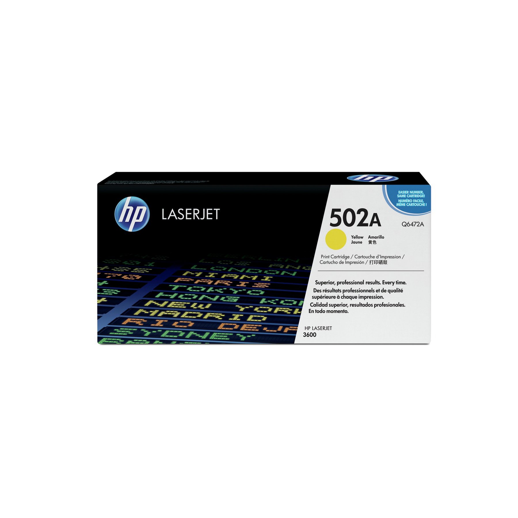 HP Toner Q6472A, LJ 3600, 4000 pages/5%, Yellow