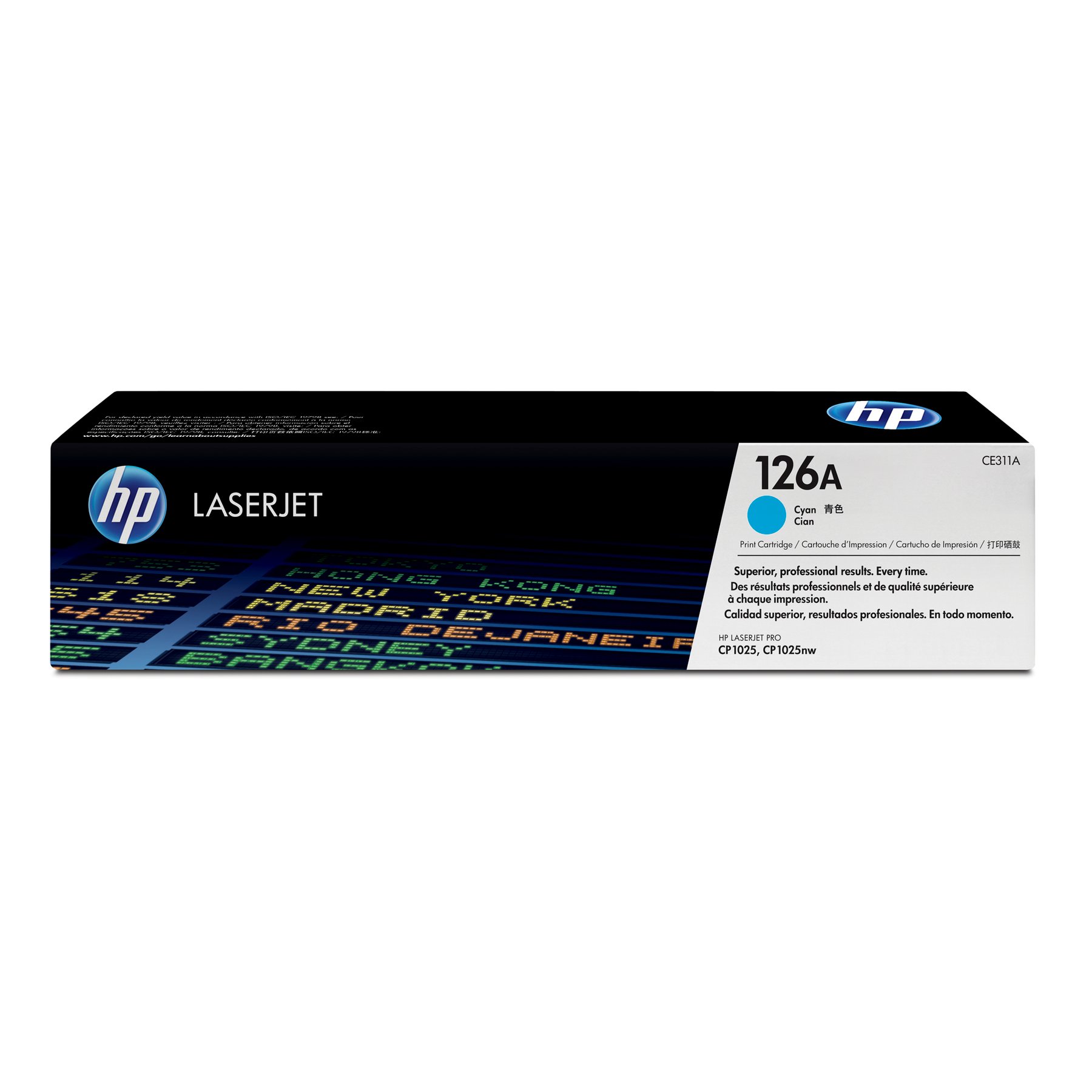 HP Toner CP1025, 126A, 1000 pages/5%, Cyan