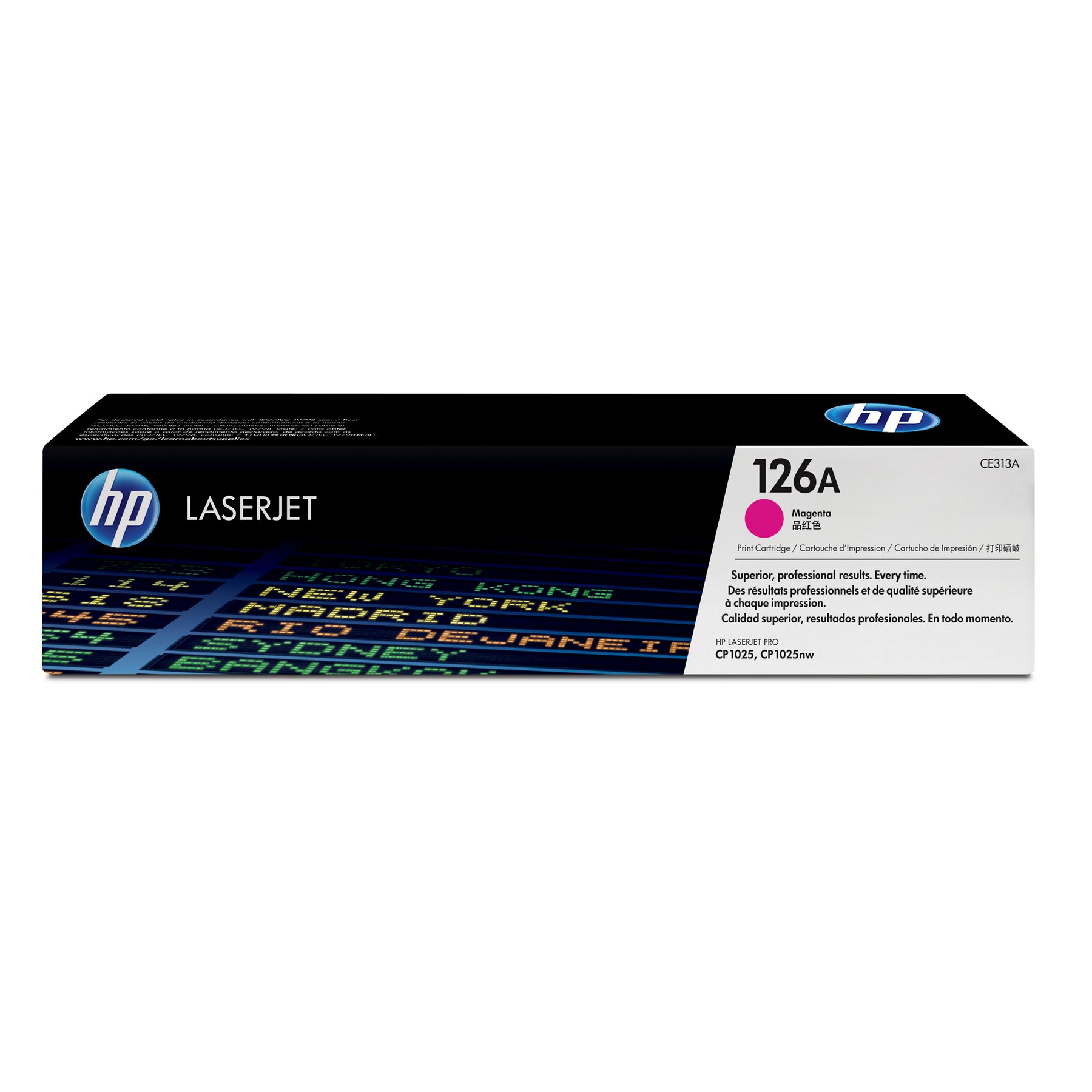 HP Toner CP1025, 126A, 1,000 pages/5%, Magenta