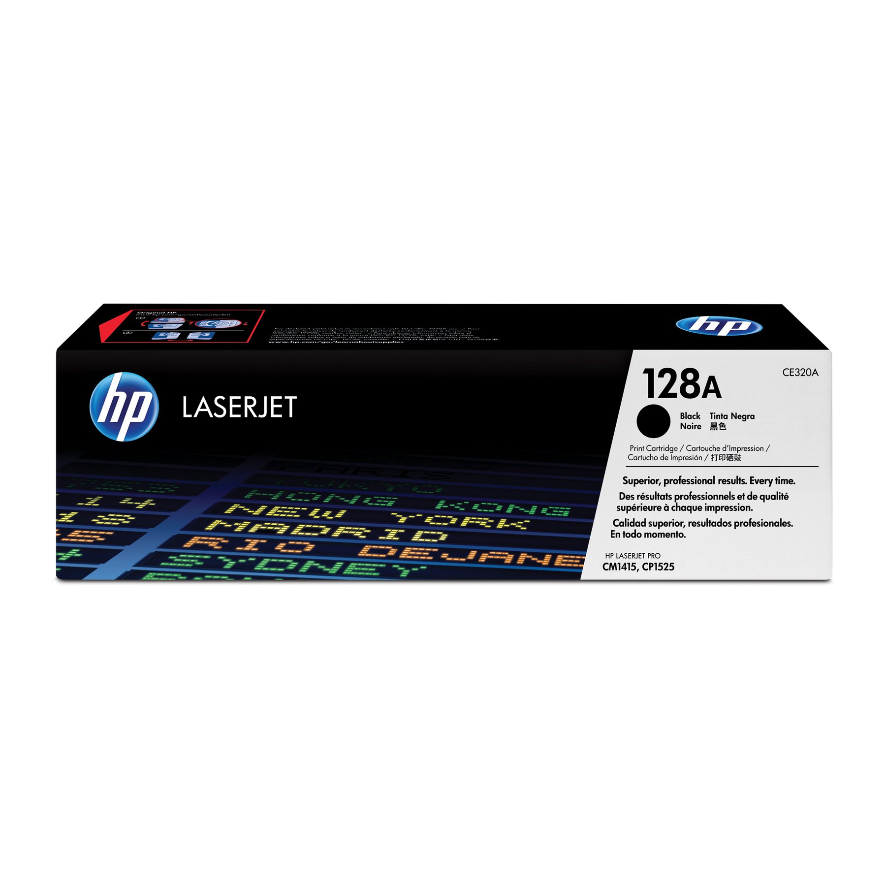 HP Toner CM1415/CP1525, 128A, 2000 pages/5%, Black