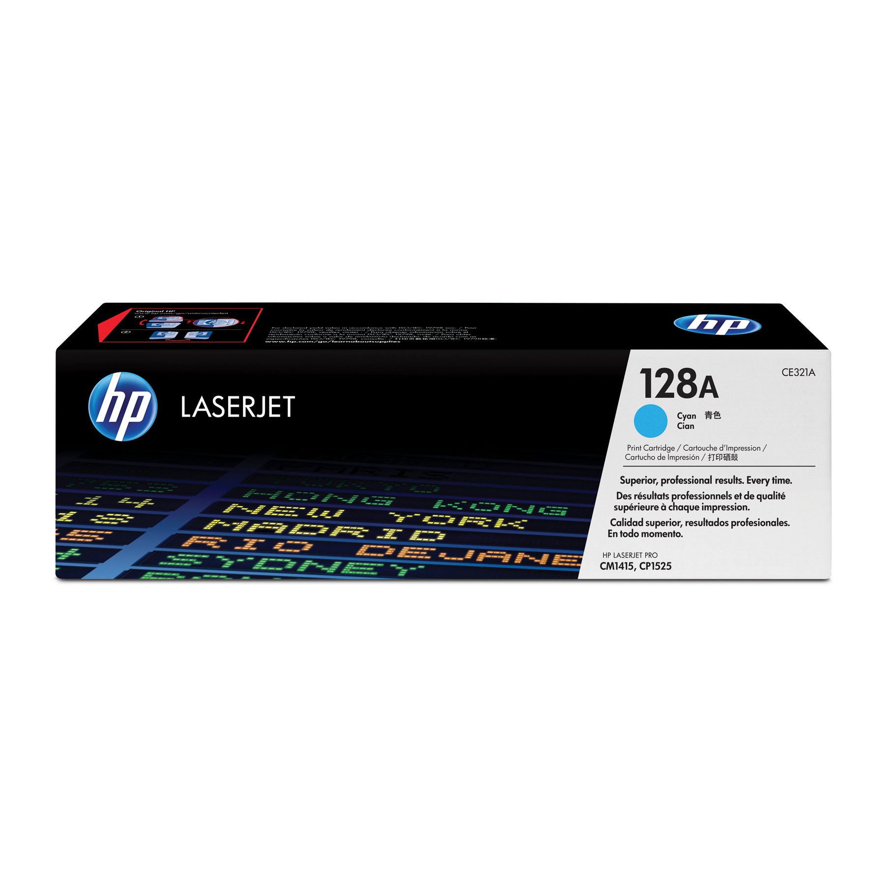 HP Toner CM1415/CP1525, 128A, 1300 pages/5%, Cyan