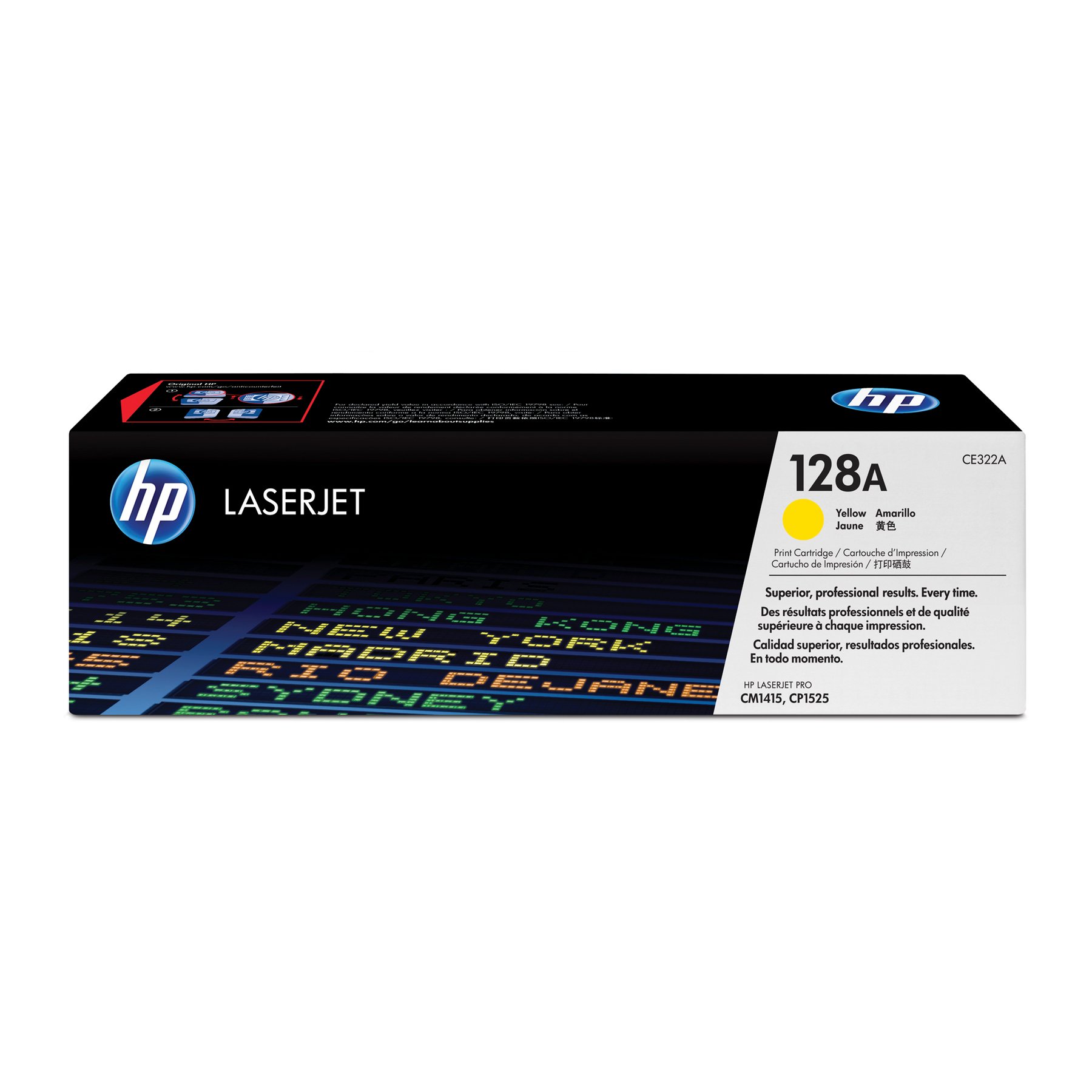 HP Toner CM1415/CP1525, 128A, 1300 pages/5%, Yellow