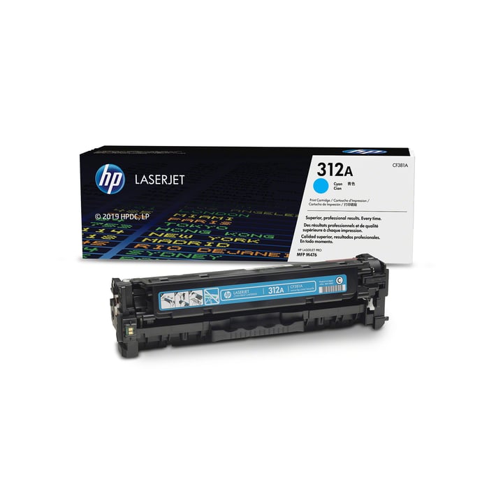 Оригинална тонер касета HP CF381A, 312A, 2700 страници/5%, Cyan
