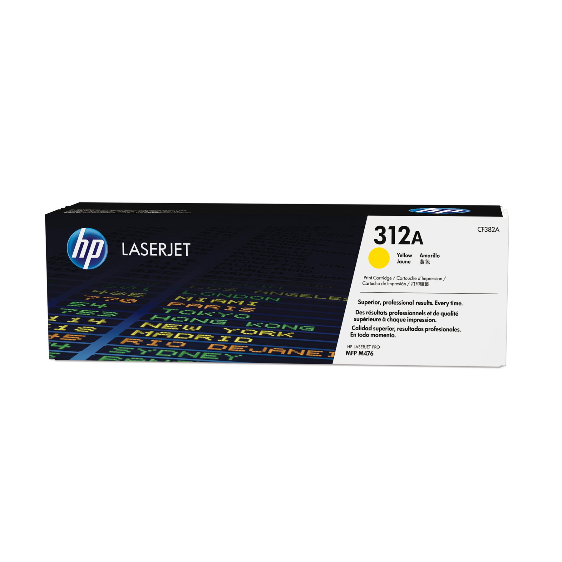 HP Toner CF382A, 312A, Yellow