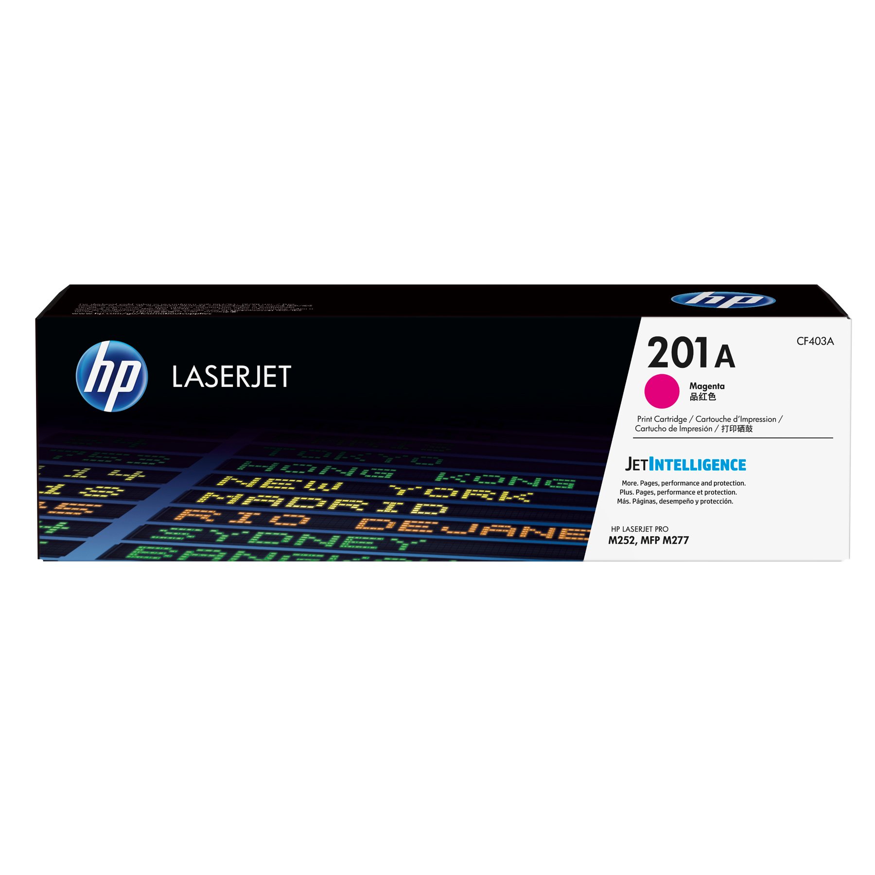 HP Toner CF403A, 201A, Magenta