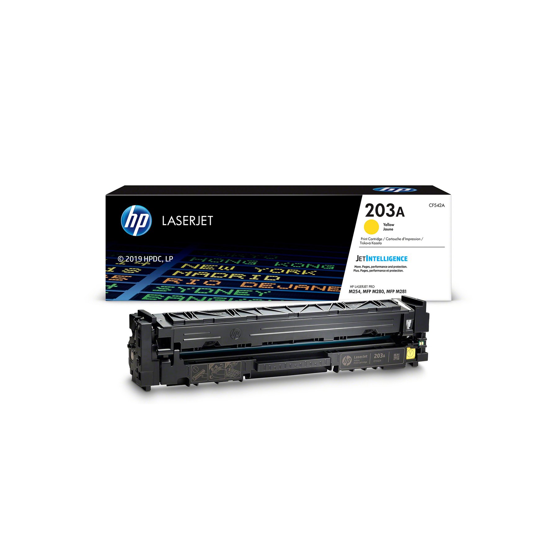 HP Toner CF542A, m254/m280/281, 1300 pages/5%, Yellow