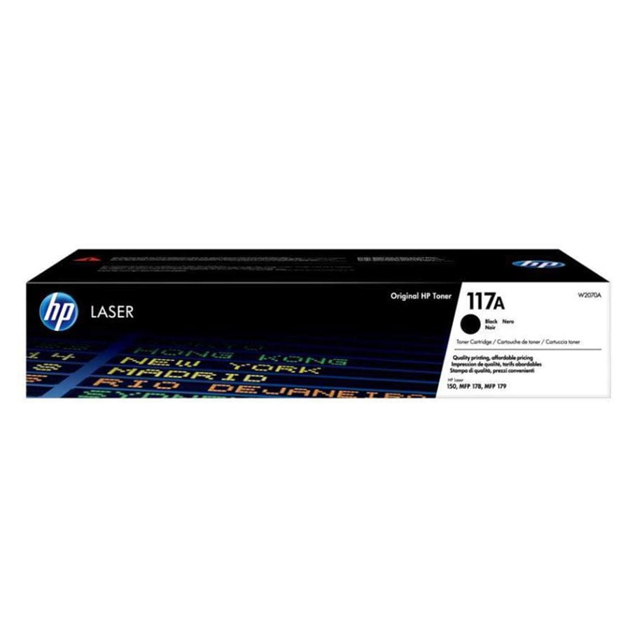 HP Toner W2070A, 117A, 1000 pages/5%, Black