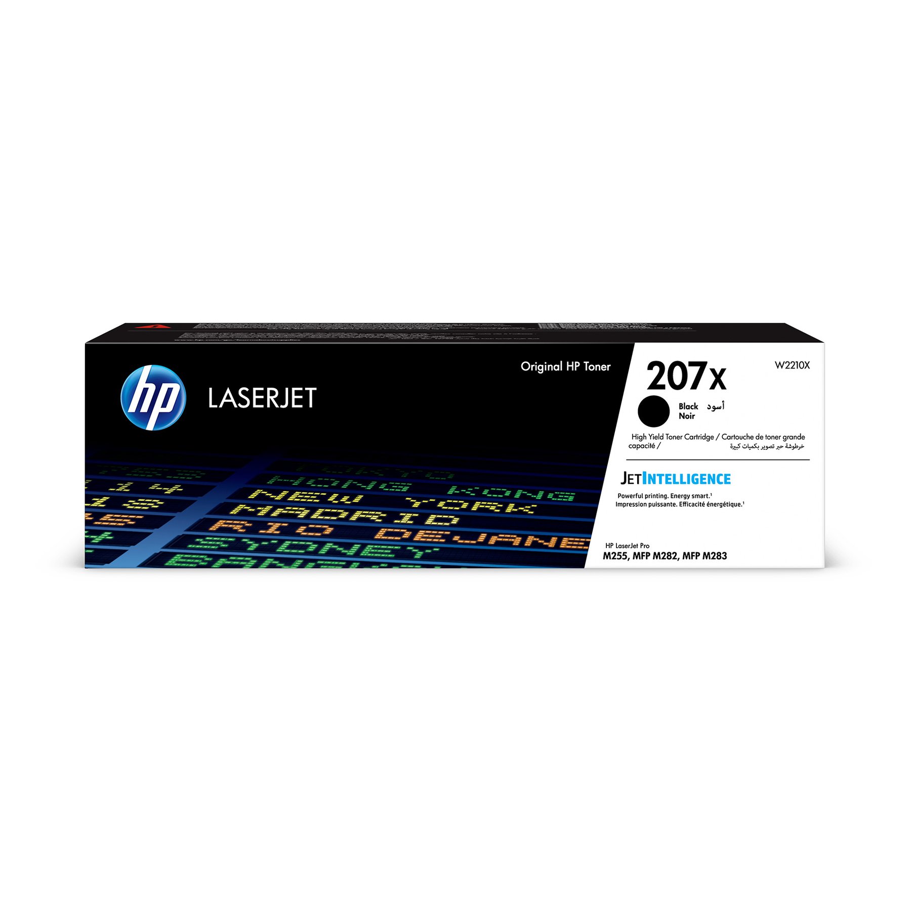 HP Toner 207X W2210X, M255dw/M283fdn, 3150 pages/5%, Black