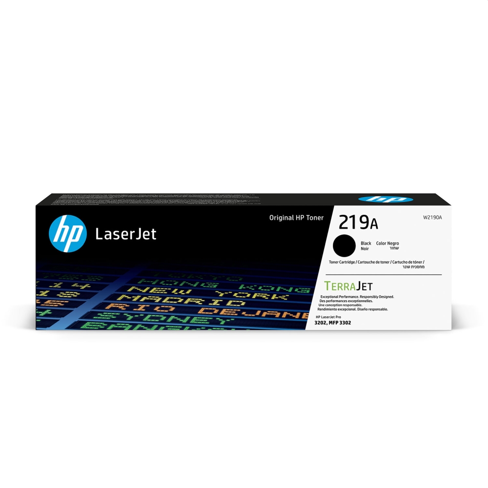 HP Toner W2190A, 219A, LJ PRO 3302, 1300 Pages/5%, Black