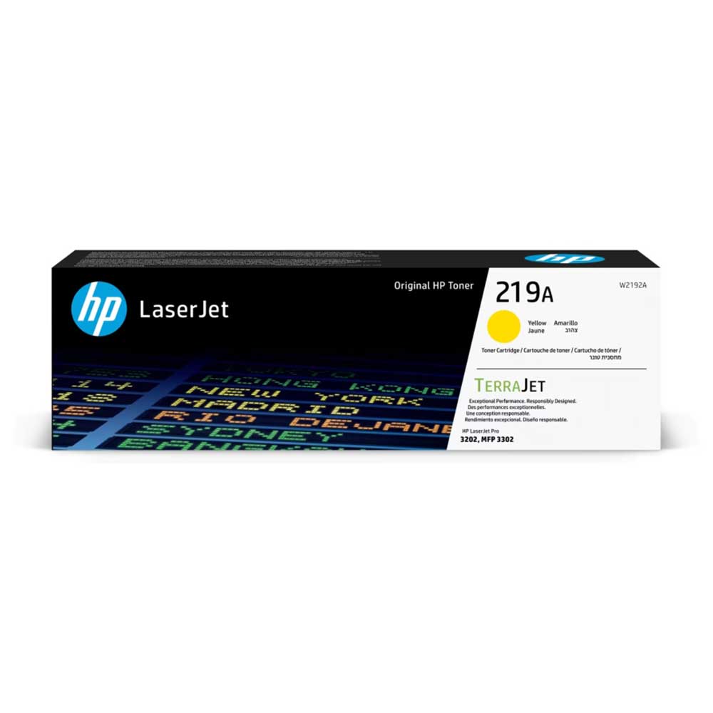 HP Toner W2192A, 219A, LJ PRO 3302, 1200 pages/5%, Yellow