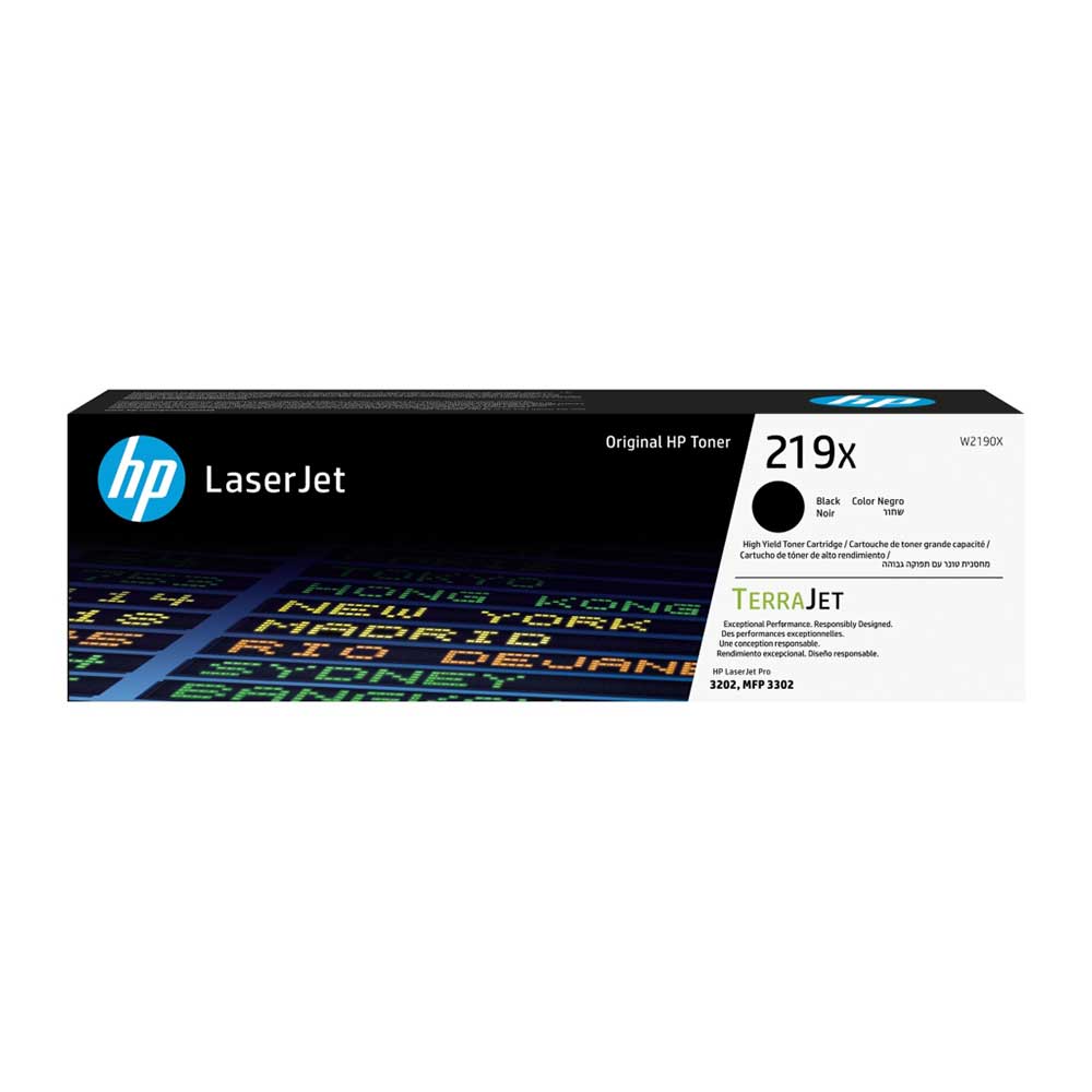 HP Toner W2190X, 219X, LJ PRO 3302, 3200 pages/5%, Black