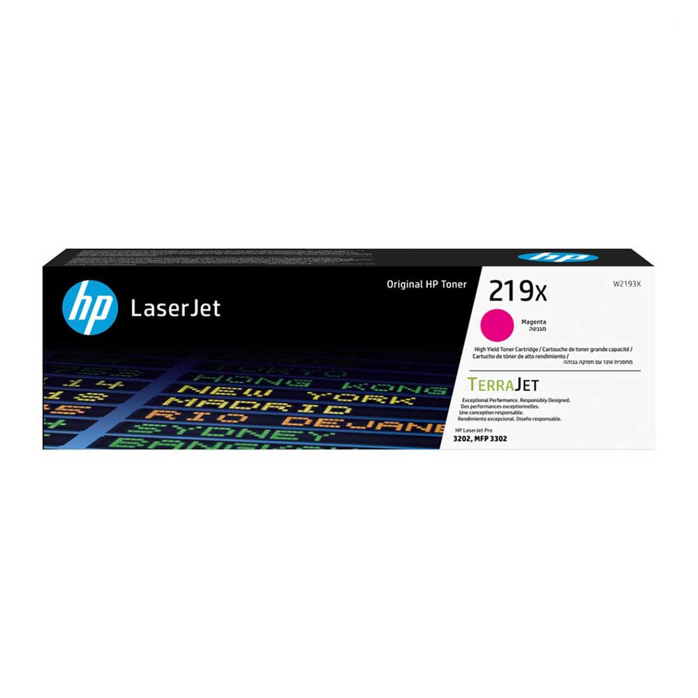HP Toner W2193X, 219X, LJ PRO 3302, 2500 pages/5%, Magenta