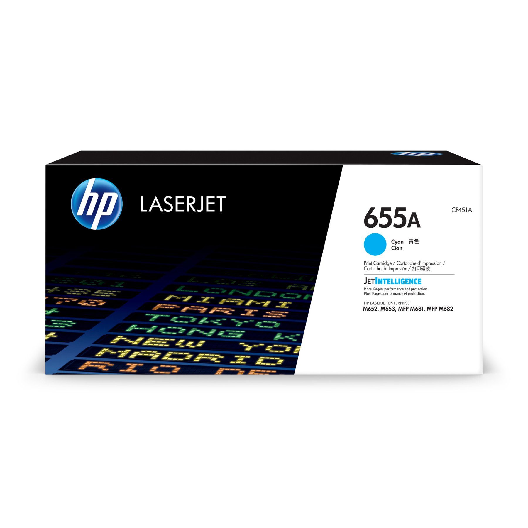 HP Toner CF451A, M652/681, 10500 pages/5%, Cyan