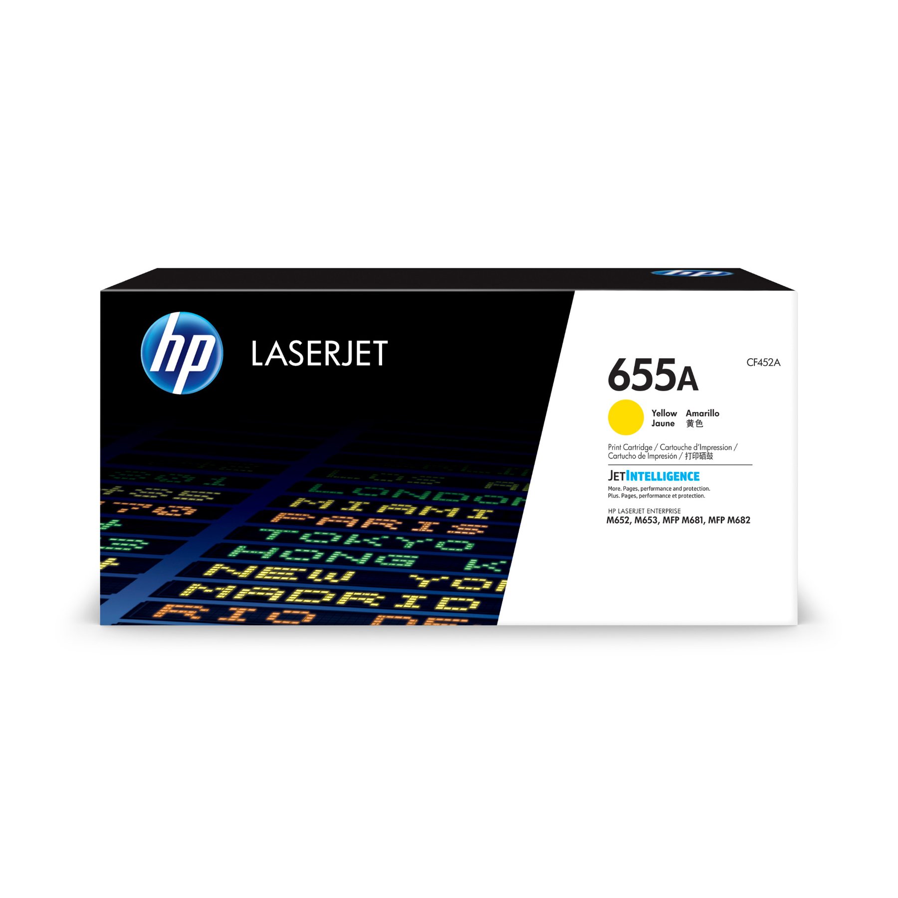 HP Toner CF452A, M652/681, 10,500 pages/5%, Yellow