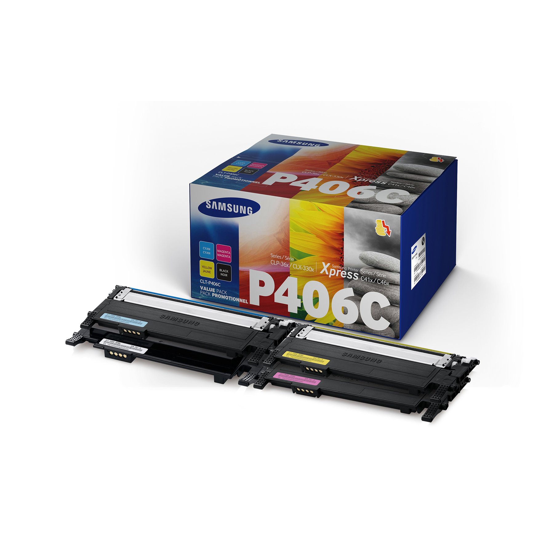 HP Samsung Toner SU375A, 4500 pages/5%, Black, Cyan, Yellow, Magenta