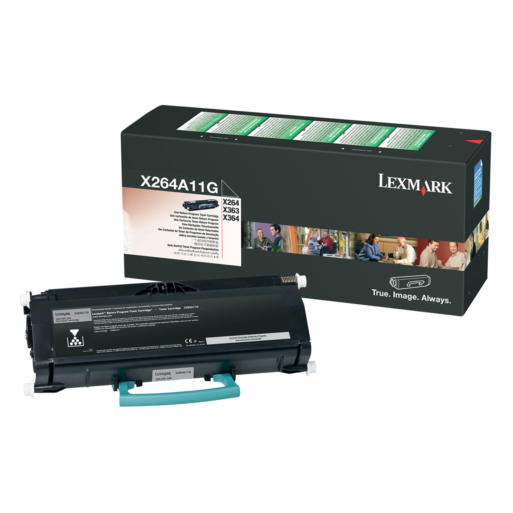 Lexmark Toner X264A11G, X264/X363/X364, 3500 pages/5%, Black