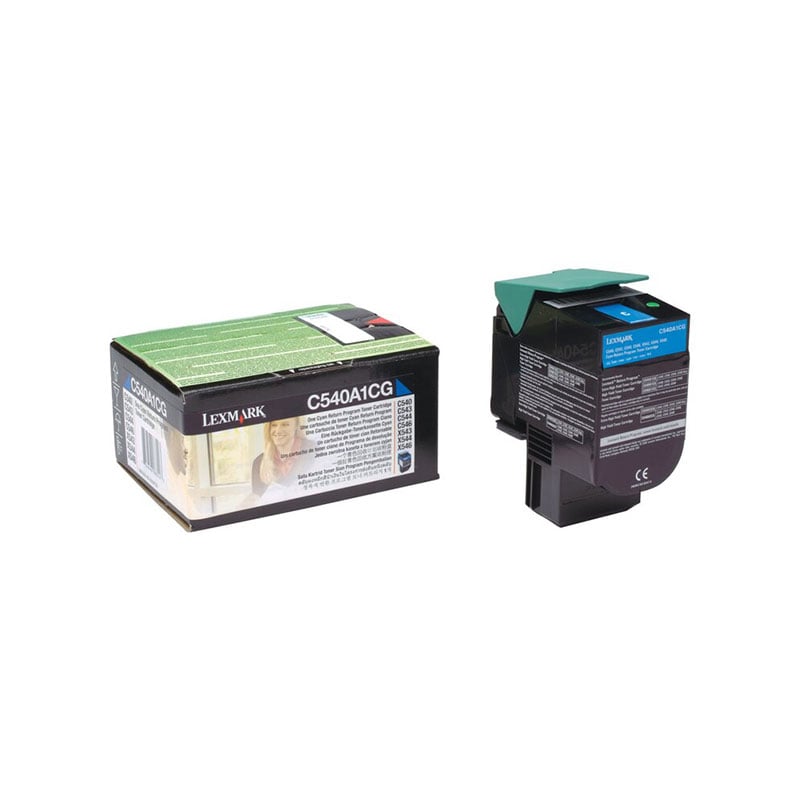Lexmark Toner C540A1CG, C540, 1000 pages/5%, Cyan