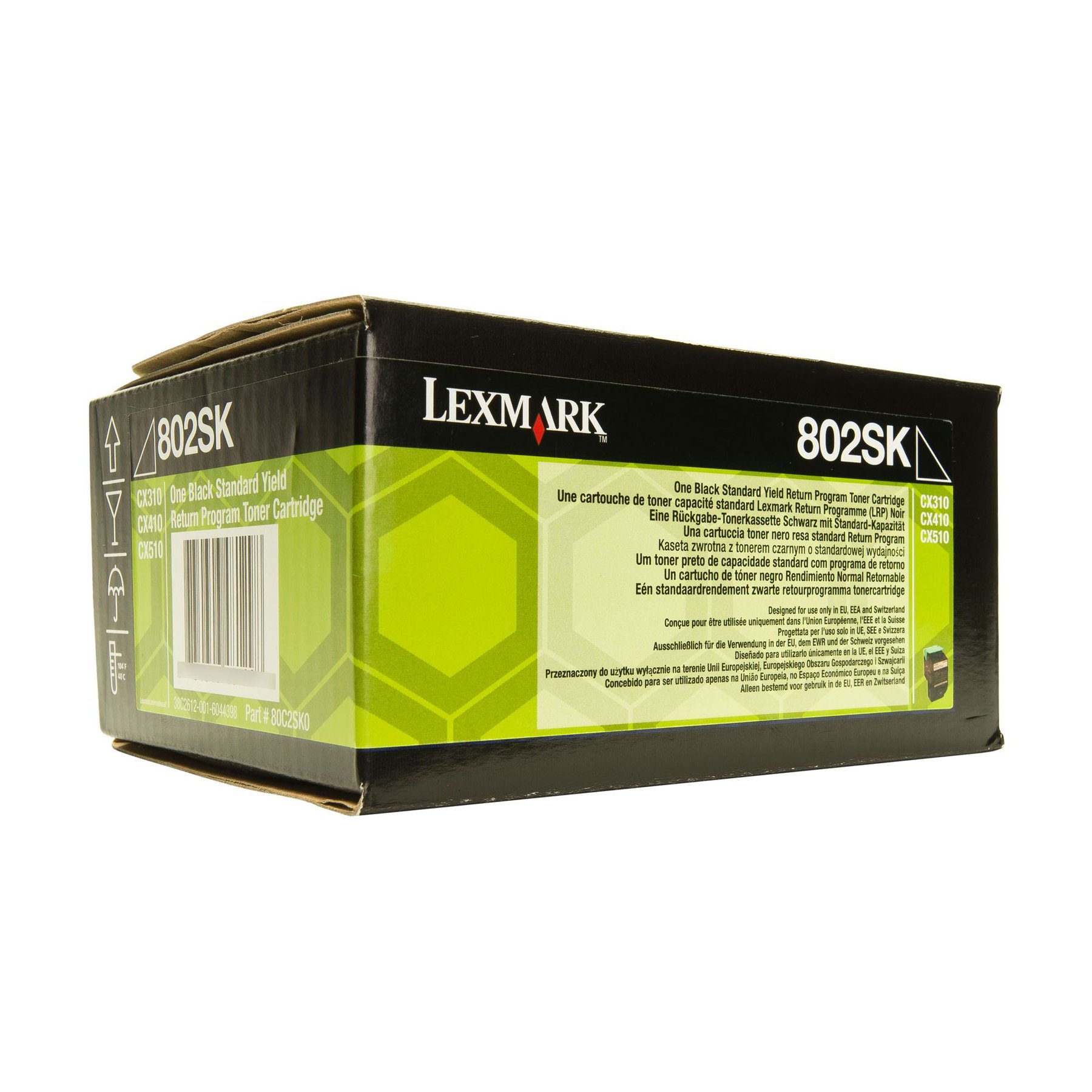 Lexmark Toner CX310/410/510 80C2SK0, 2500 pages/5%, Black