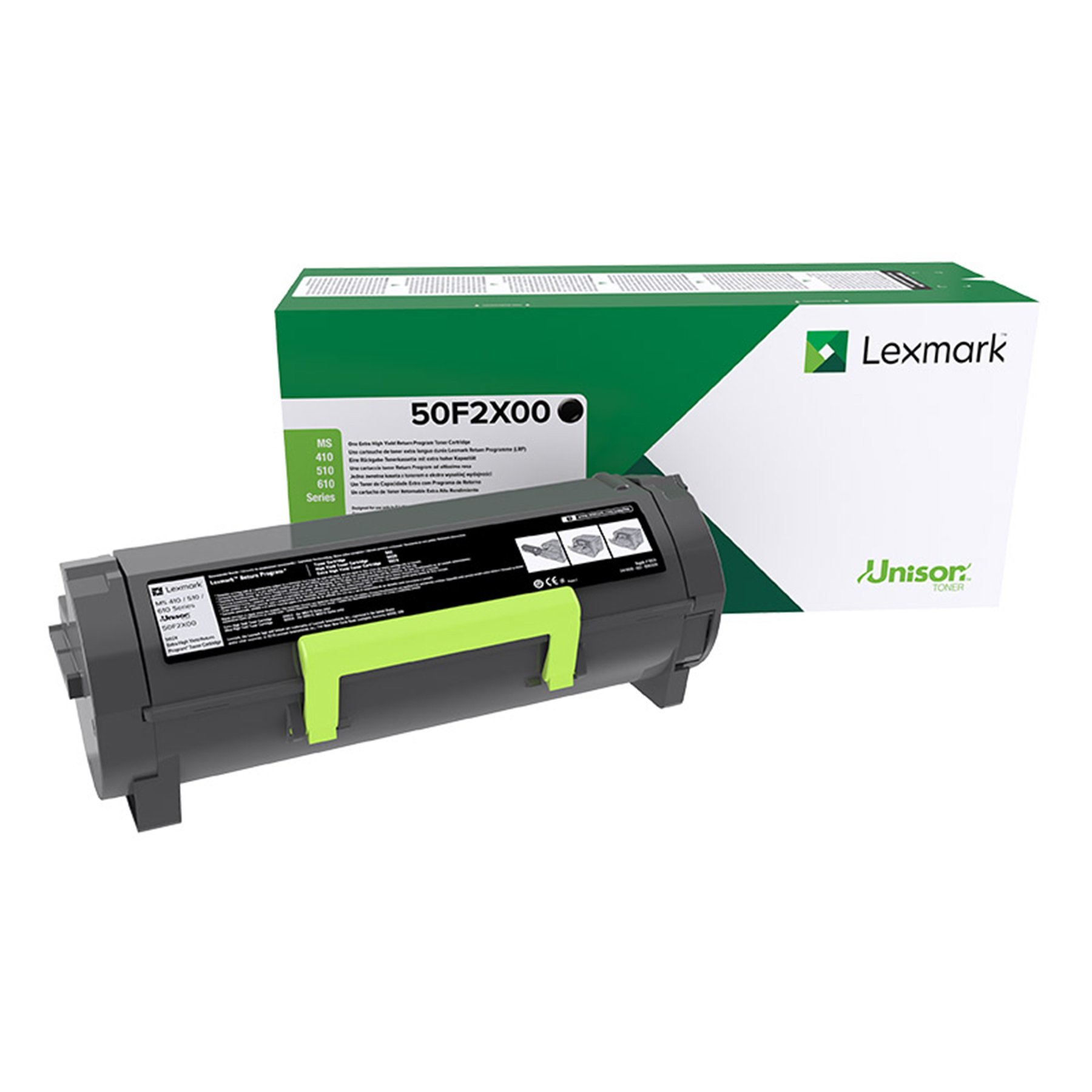Lexmark Toner 50F2X00, MS410/610, 10000 pages/5%, Black