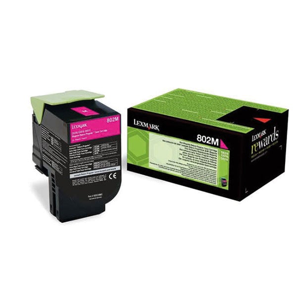 Lexmark Toner 80C20M0, 1,000 pages/5%, Magenta