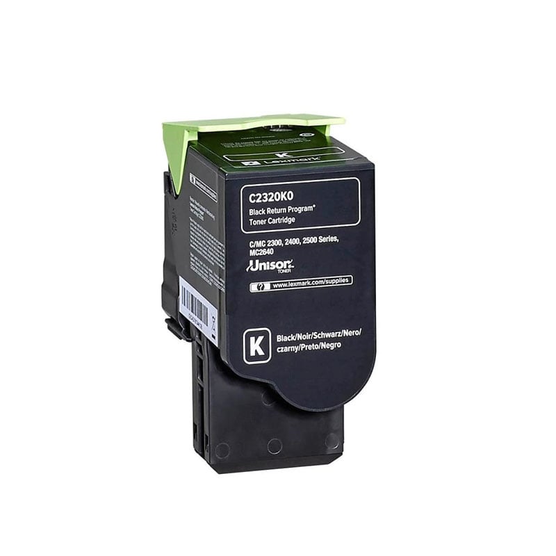 Lexmark Toner C2320K0, C2325/C2425/C2535, 1000 pages/5%, Black