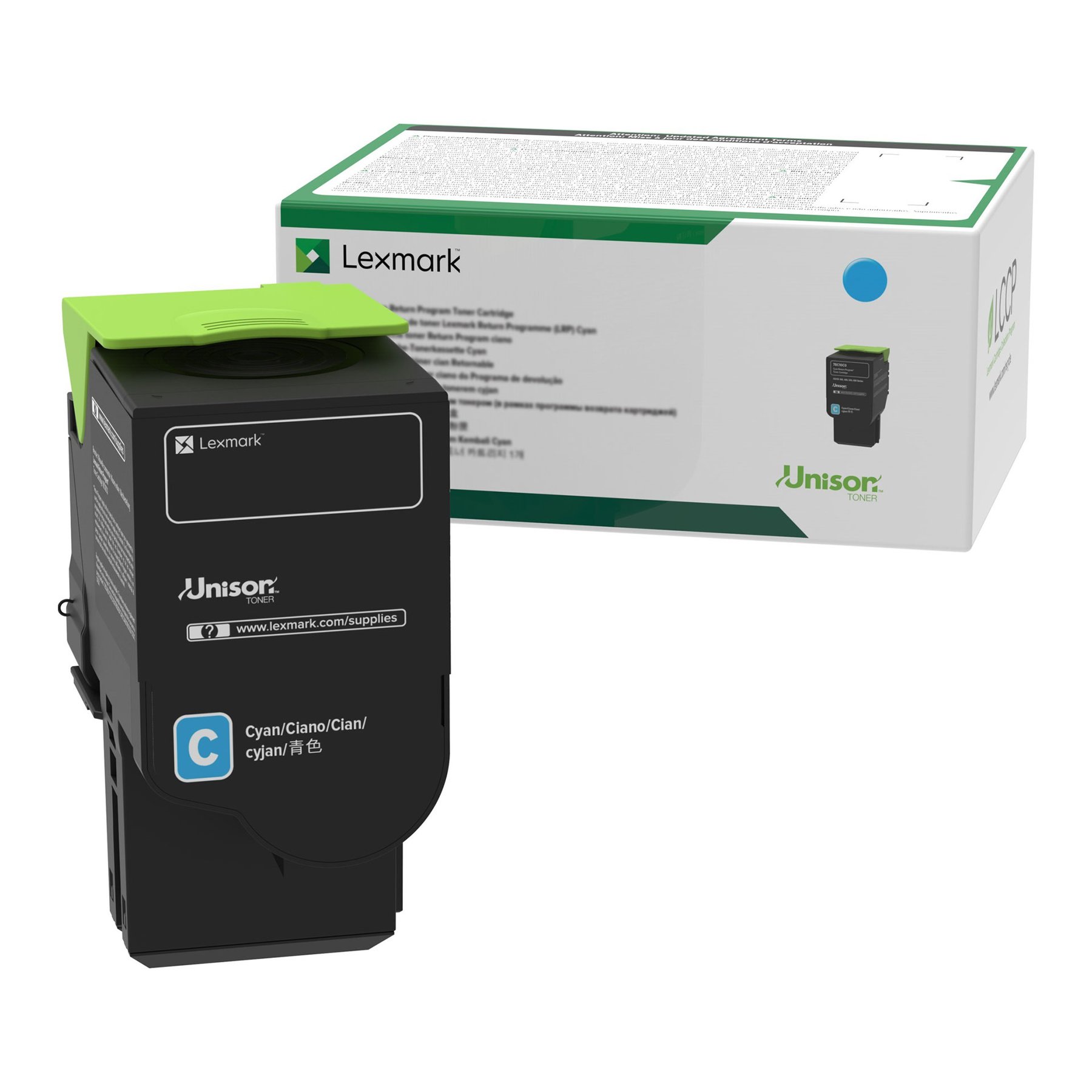 Lexmark Toner C2320C0, C2325/C2425/C2535, 1000 pages/5%, Cyan