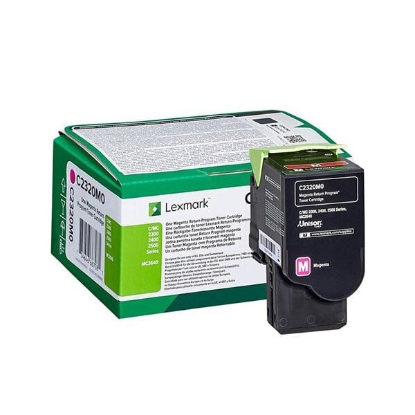 Lexmark Toner C2320M0, C2325/C2425/C2535, 1,000 pages/5%, Magenta