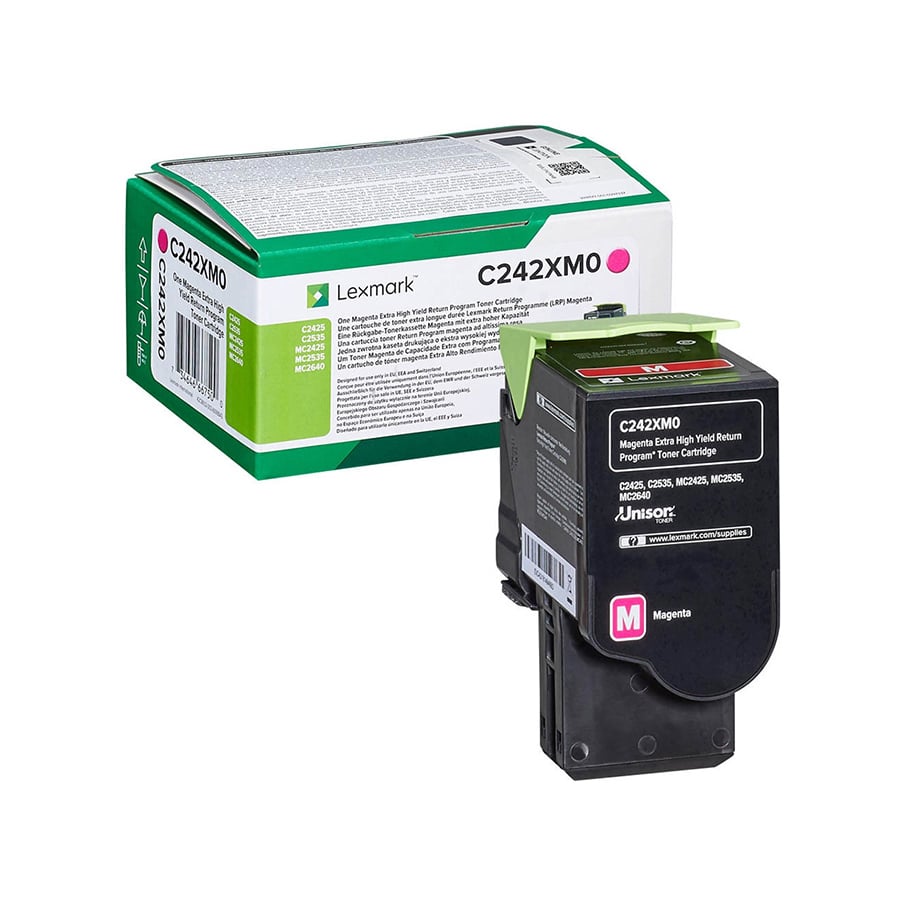 Lexmark Toner C242XM0, C2325/C2425/C2535, 3500 pages/5%, Magenta