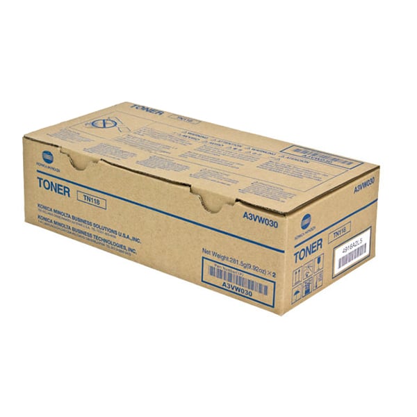 Minolta Toner A3VW050, TN118, 12000 pages/5%, 2 pcs