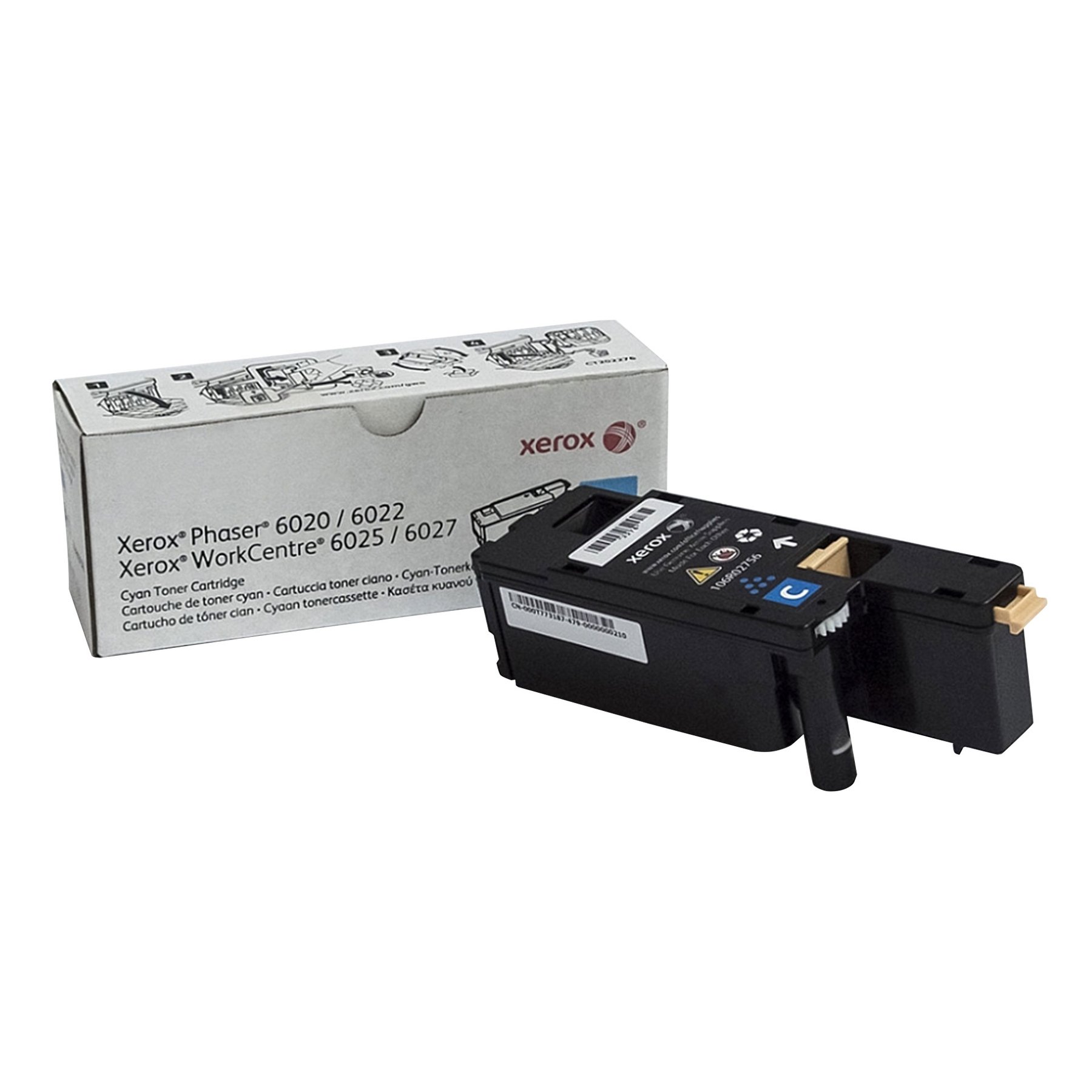 Xerox Toner 106R02760, WC6025/6027, 1000 pages/5%, Cyan
