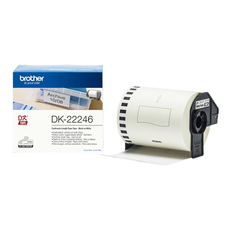 Brother Continuous paper tape DK22246, 103 mm x 30.48 m