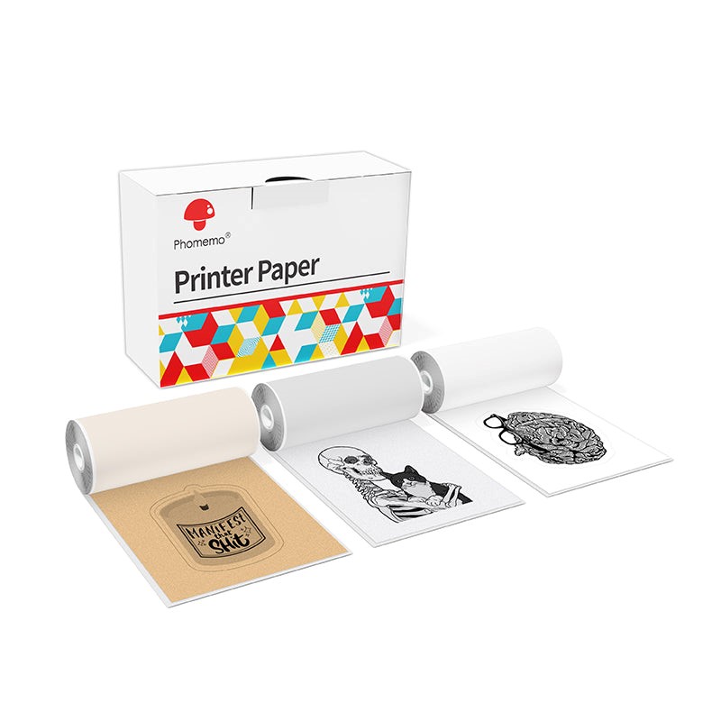 Phomemo Thermal printer labels Q22-RMS-S11, on roll, width 50 mm, length 3.5 m, 3 pcs