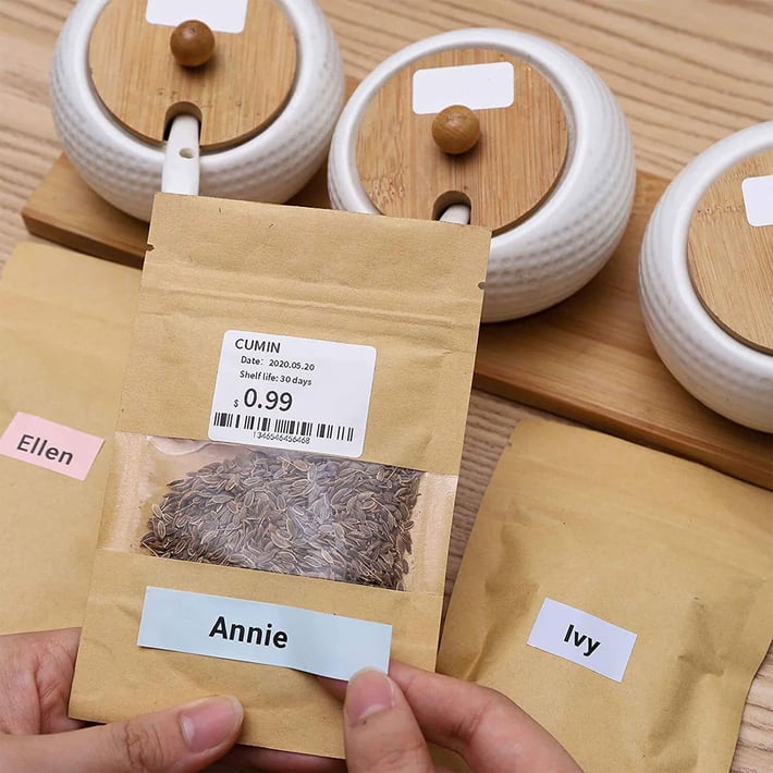 Phomemo Термо ролка Q22-RMS10-15, широчина 15 mm, дължина 3.5 m, 6 броя