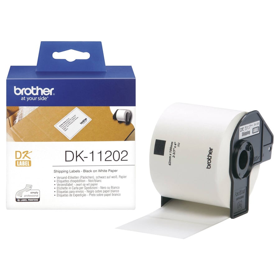 Brother Tape DK11202, 62 x 100 mm, 300 pieces