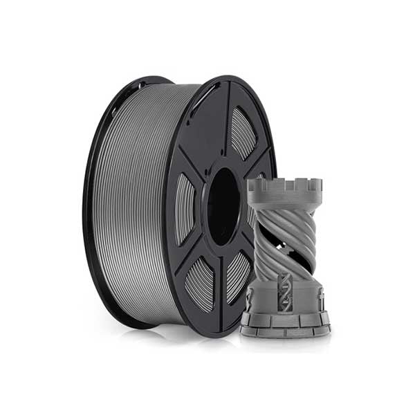 3D printer filament, PLA+, 1.75 mm, 1 kg, grey