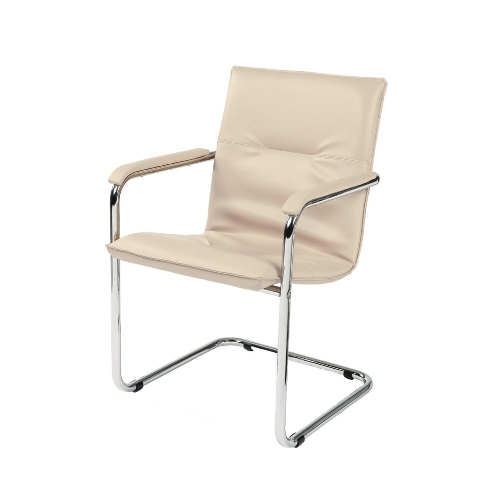Nowy Styl Visitor Chair Rumba Lux, eco leather, beige