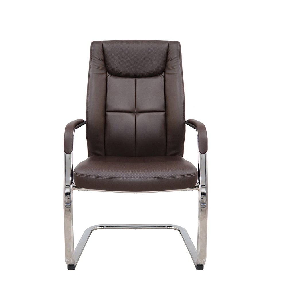 RFG Visitor Chair BOGART M, eco leather, brown, 2 pcs set
