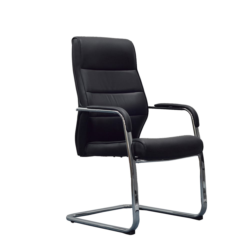 RFG Visitor Chair ITACA M, eco leather, black