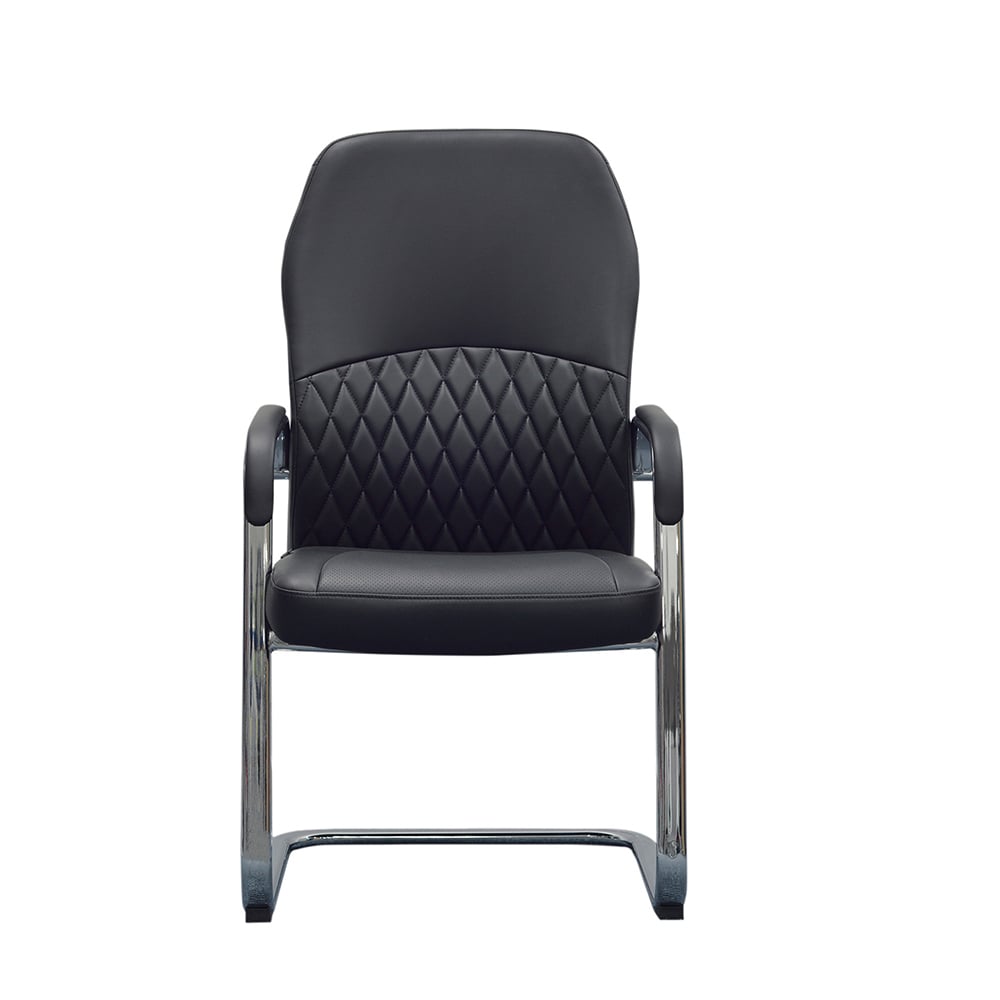RFG Visitor Chair CRONO M, Eco Leather, Black