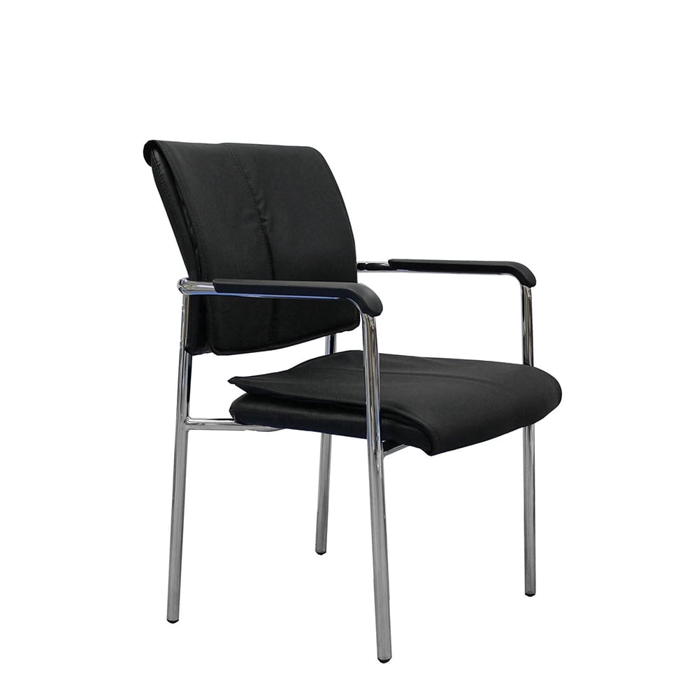 RFG Visitor chair Flash M, black, set of 4
