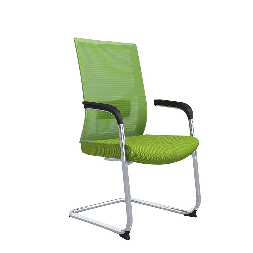 RFG Visitor Chair Snow M, green seat, green backrest, set of 2
