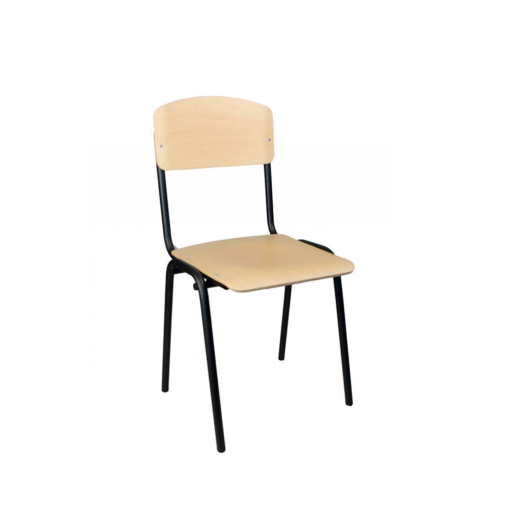 Visitor Chair Wood, beech
