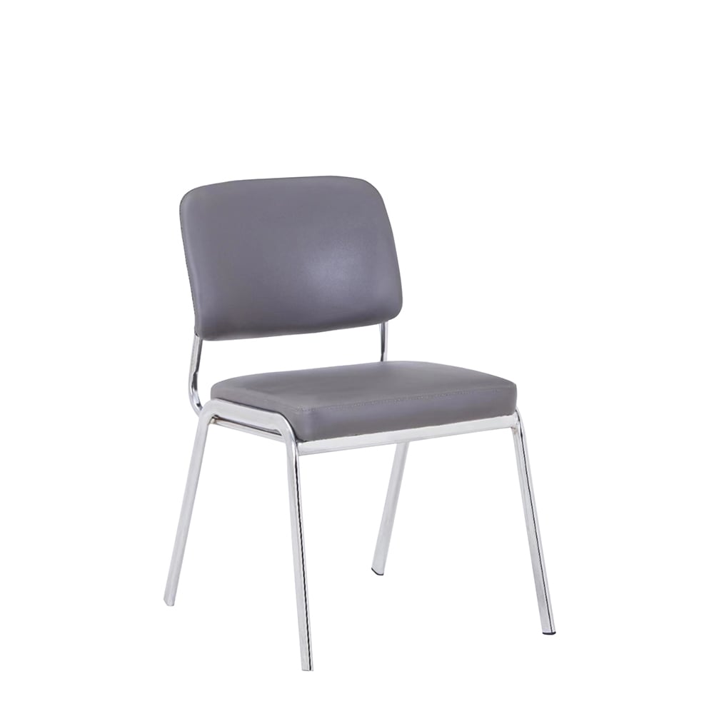 RFG Visitor chair Slow M, eco leather, gray, set of 4