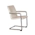 Nowy Styl Visitor chair Rumba S Chrome, eco leather, beige, assembled sample