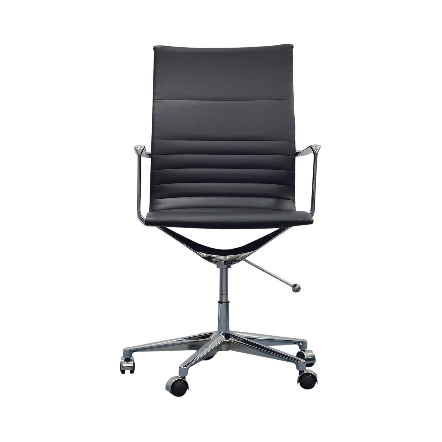 RFG Work chair Haven W, eco-leather, black seat, black backrest
