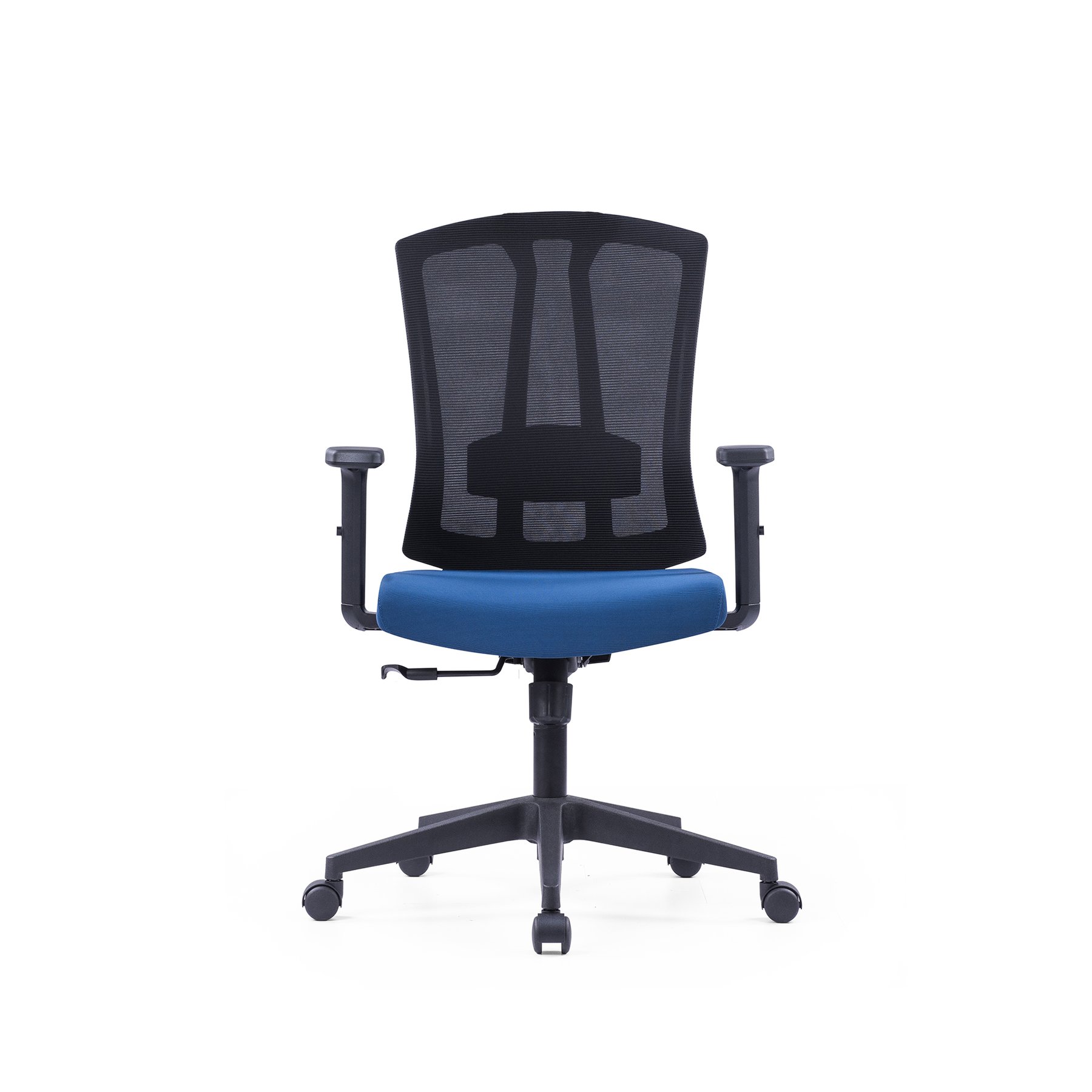 RFG Work chair Brixxen W, dark blue seat, black backrest