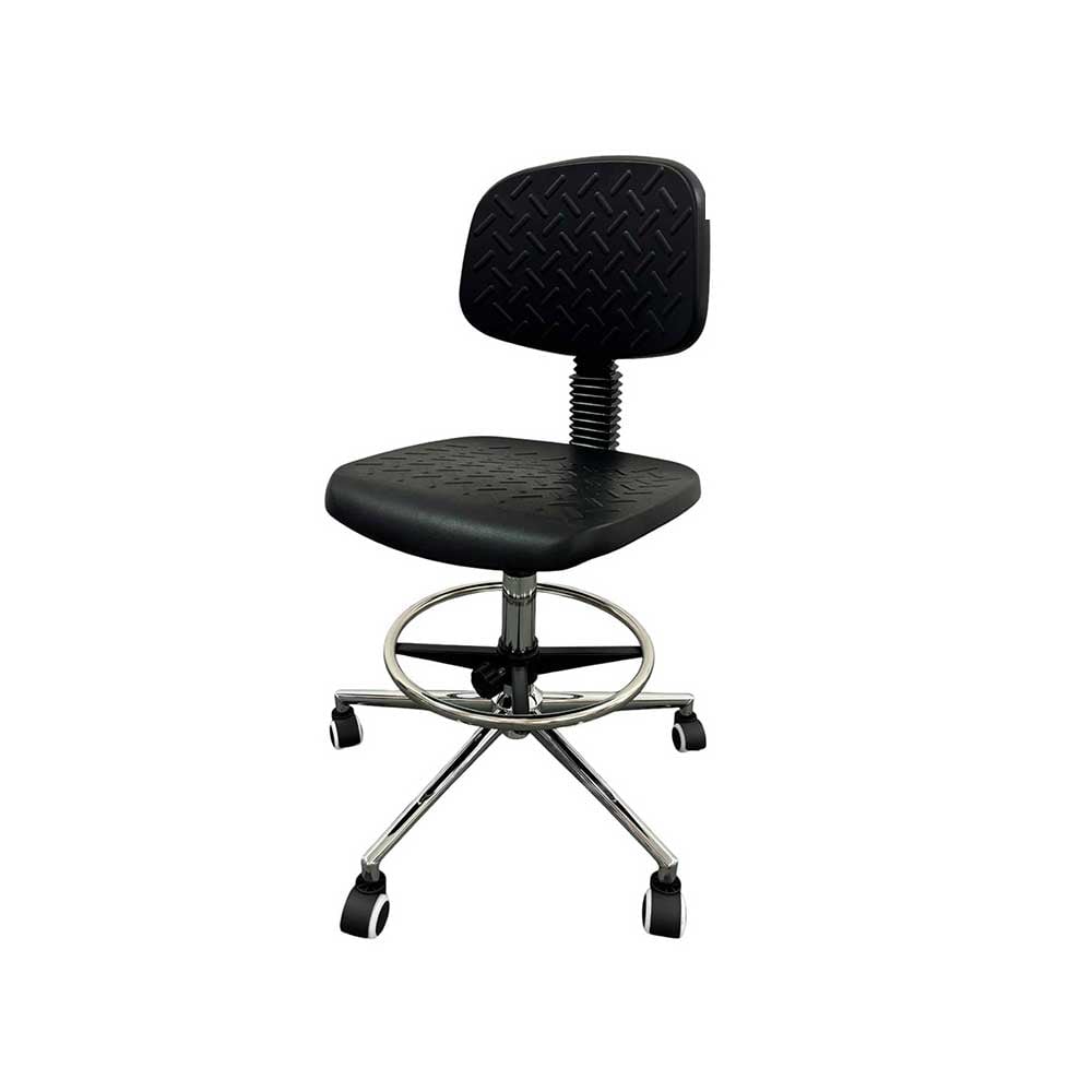 RFG Work chair Remo Ring Chrome, high, black, set of 2