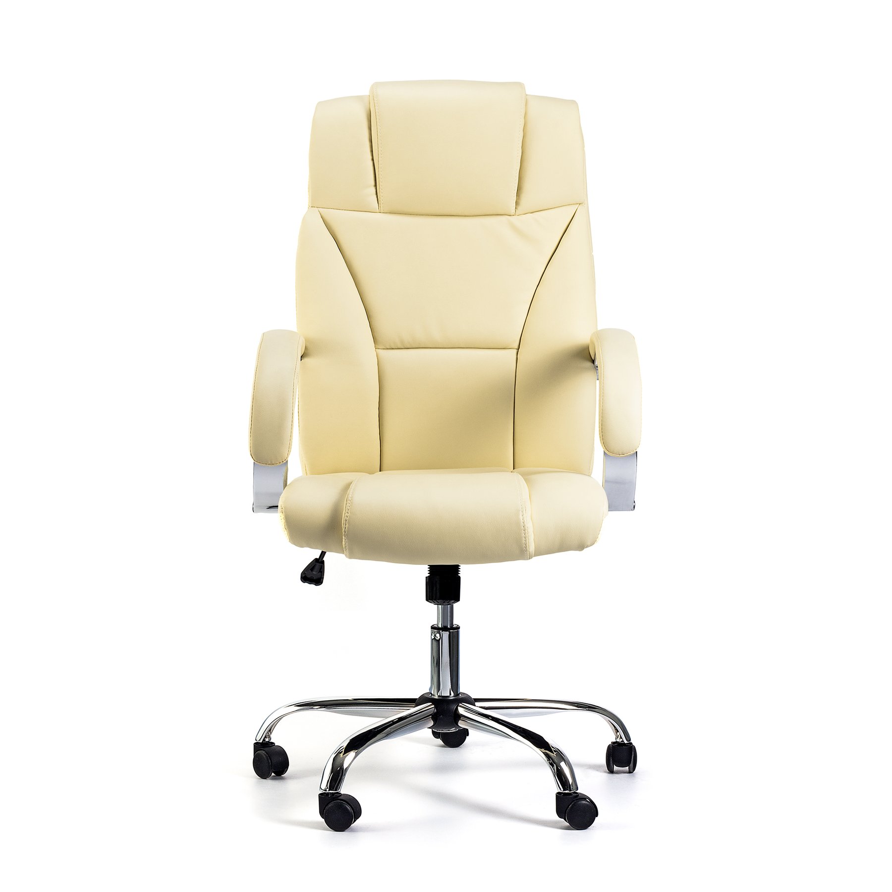 Director's chair Aida, eco-leather, cream